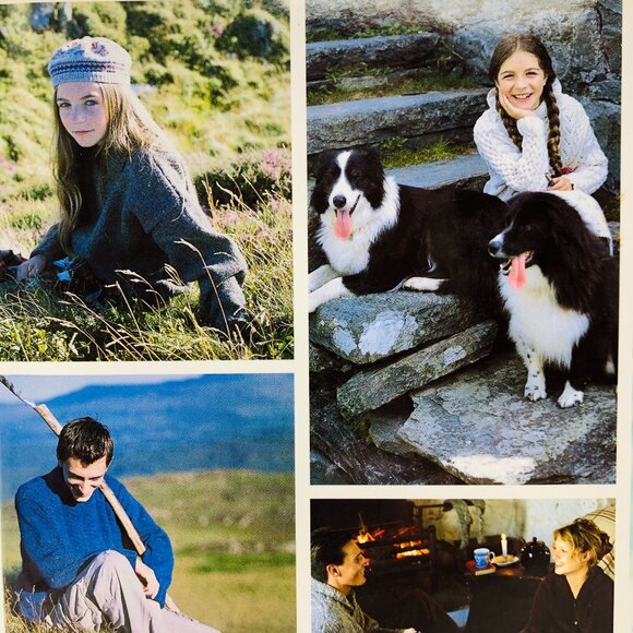 Debbie Bliss Celtic Knits Hard Cover Dust Jacket Knit Pattern Book Vintage 2000 - Picture 5 of 14